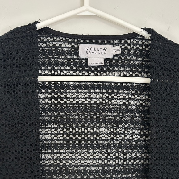 Molly Bracken Bell-Sleeve Tassel Cardigan One Size - Picture 3 of 5